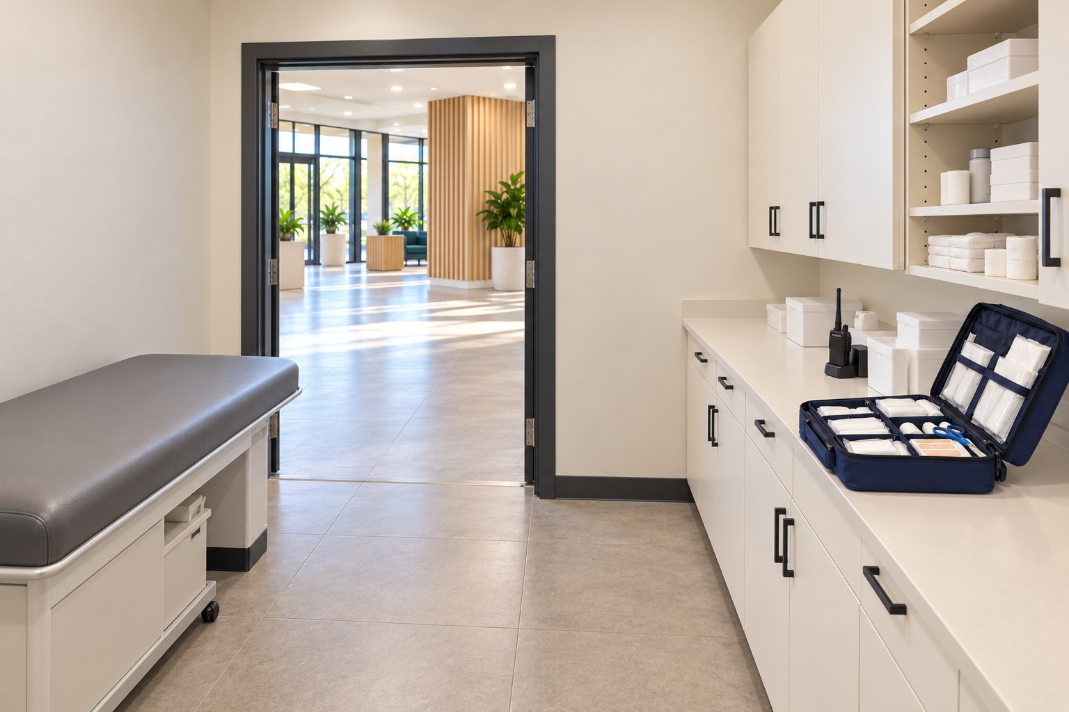 First-aid room
